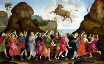  lippi - Lippi Filippino Die Anbetung des ägyptischen Stier Gott Apis